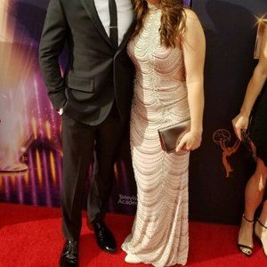 La Femme Beaded Gown